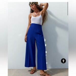 Zara Bright Blue Culottes